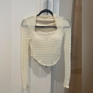 Halara Square Neck Long Sleeve Sports Top